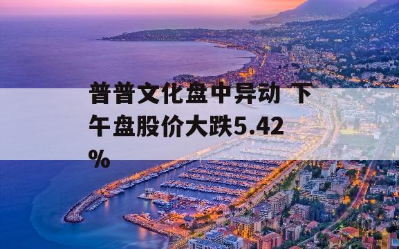 普普文化盘中异动 下午盘股价大跌5.42%